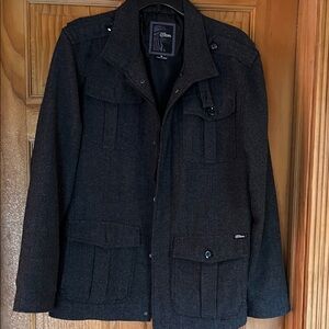 Men's Dark Gray wool Jacket
